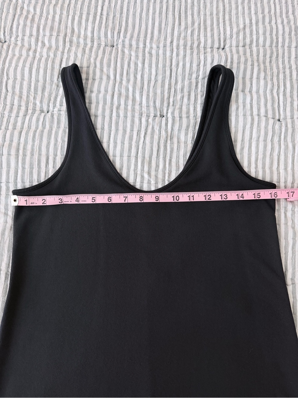 Lululemon NWT BeCalm V-Neck Tank Black Size Small Soft Modal French Terry - Picture 8 of 9